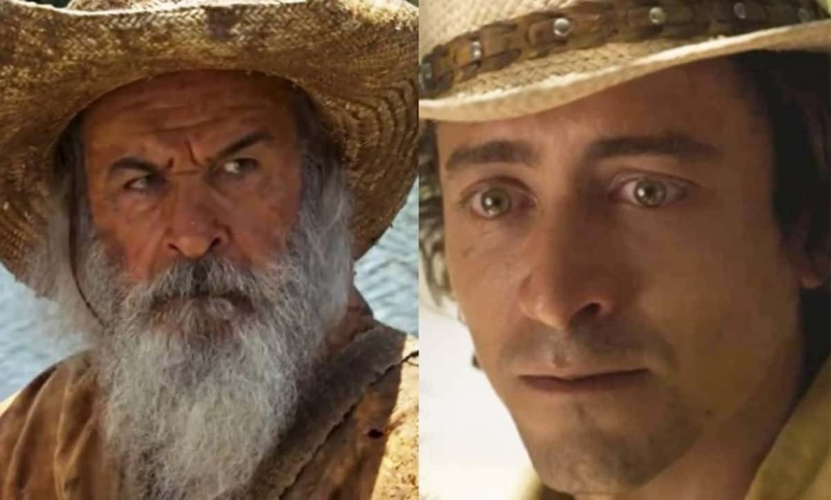 O Velho do Rio (Osmar Prado) vai acender um sinal vermelho com relação à saúde do filho em Pantanal (Foto: Reprodução / Globo)