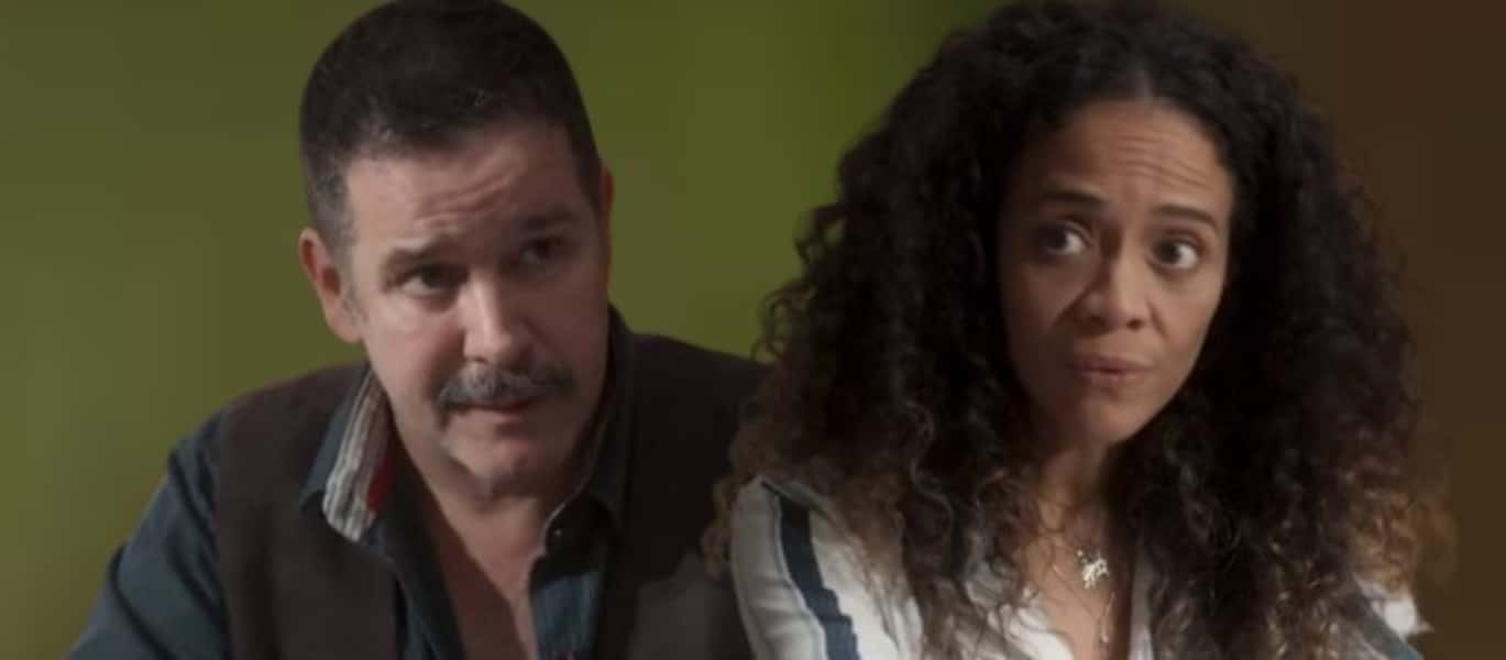 Pantanal - Tenório (Murilo Benício) despreza Zuleica (Aline Borges), que desabafa em profunda dor: "Eu fui vítima" (Foto: Reprodução / Globo / Montagem TV Foco)