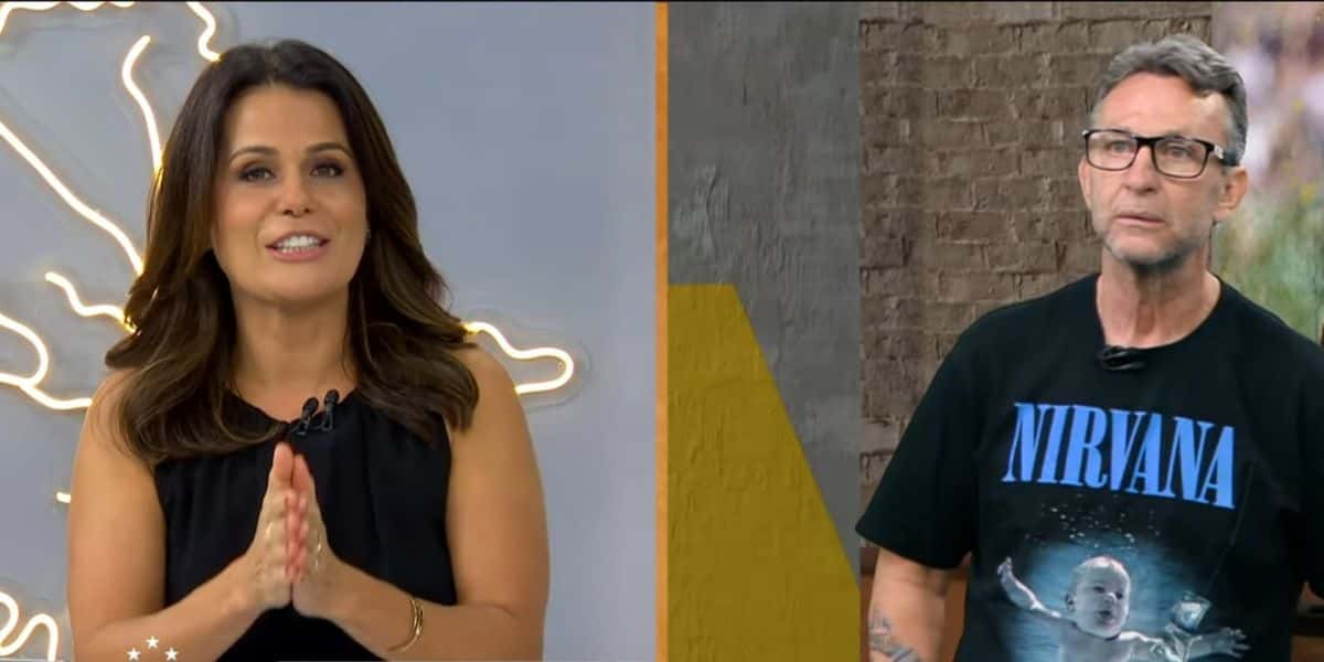 Adriana Araújo e Neto nesta terça-feira (4) na Band (Reprodução Youtube)