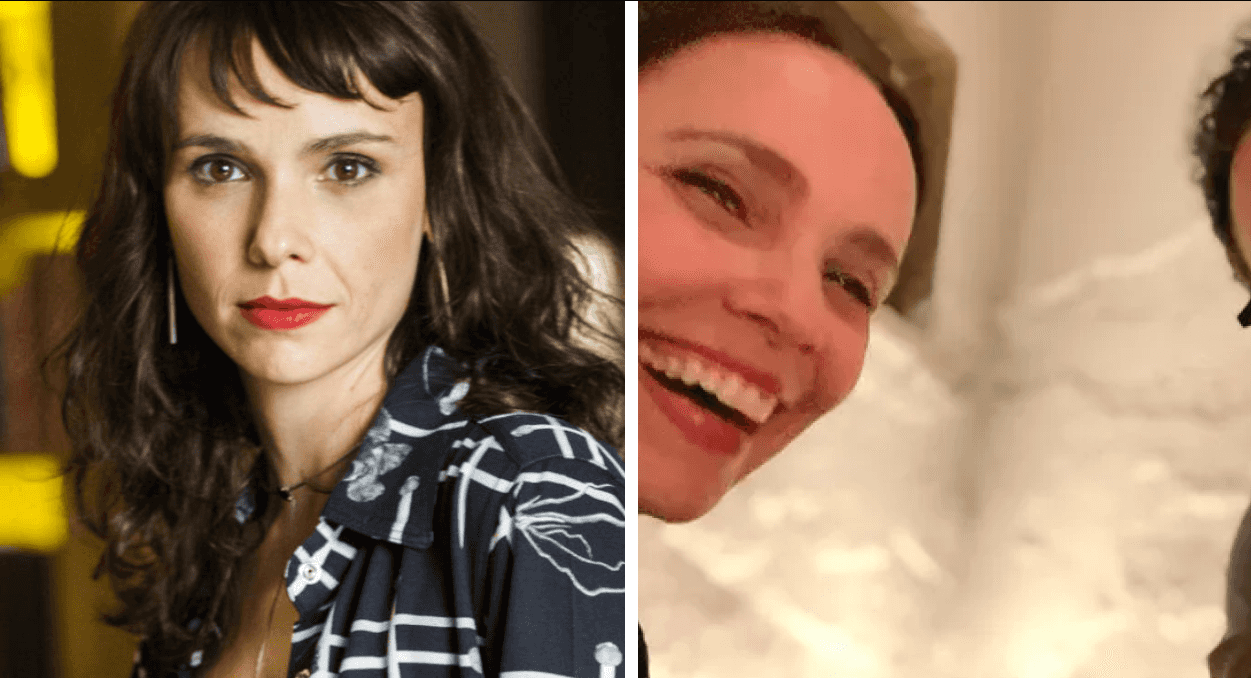 Débora Falabella posta foto com seu novo amor nas redes (Foto Reprodução)
