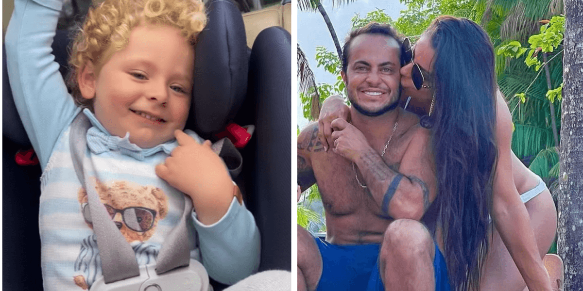 Andressa Miranda compartilhou vídeo com o filho e deu o que falar (Foto Reprodução/Montagem/ Tv Foco)