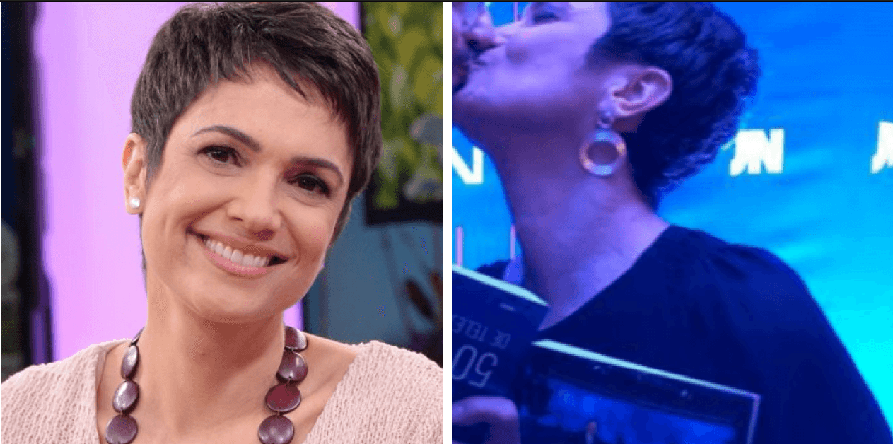 Grande amor de Sandra Annenberg já ocupou cadeira no Jornal Nacional (Foto Reprodução/Internet/Montagem Tv Foco)