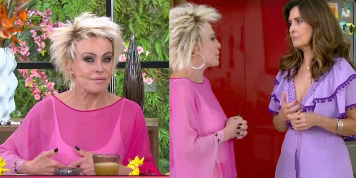 Ana Maria faz pergunta indiscreta à Fátima Bernardes e a deixa constrangida na Globo: "Mais difícil" - Reprodução