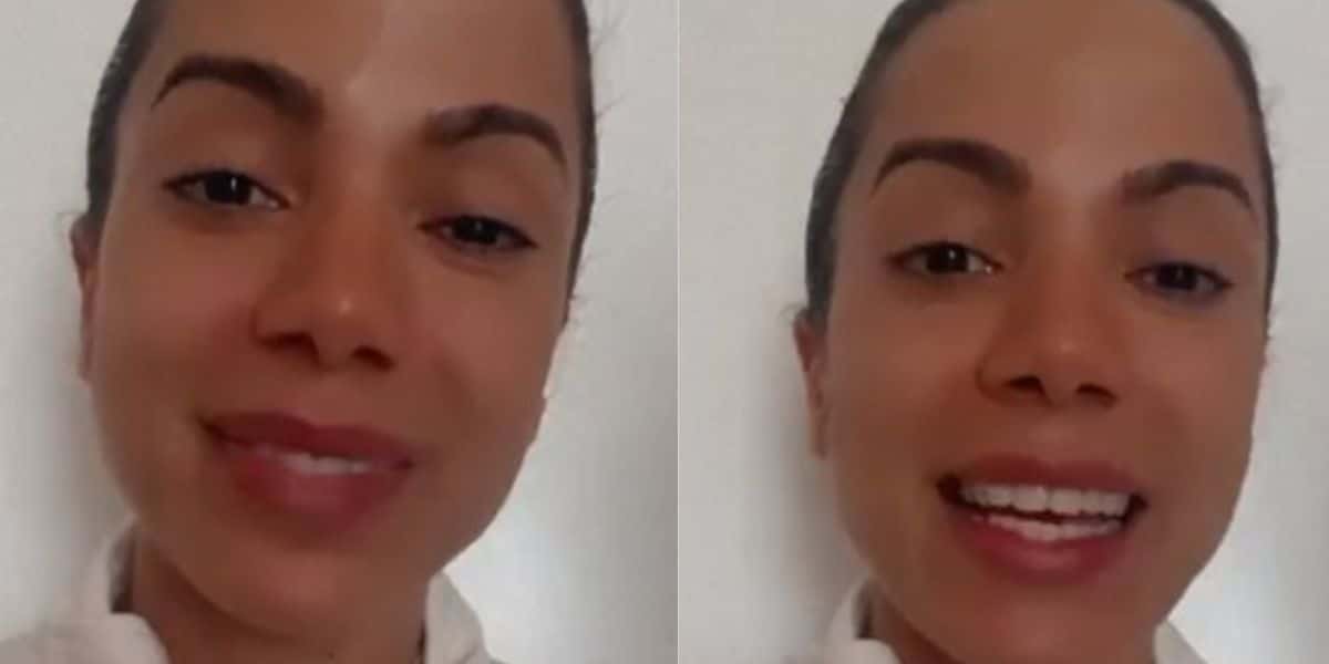 Sumida há dias, Anitta ressurge em vídeo com curativos e preocupa fãs: "Ela está bem?" - Foto Reprodução
