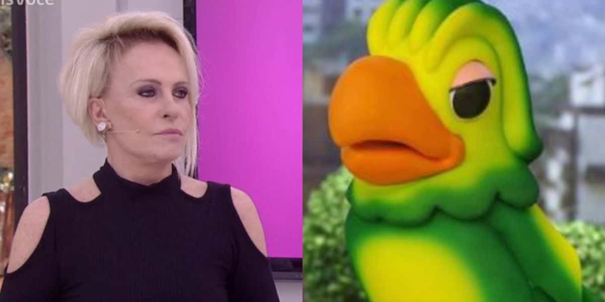 Ana Maria não gosta de ironia de Louro Mané, dá patada em papagaio e cria climão: "Moleza" - Reprodução