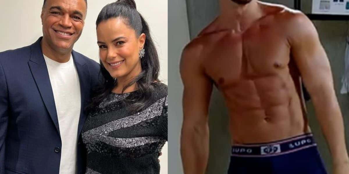 Antes de Denílson, Luciele viveu relação com galã da Globo; ela morou com ele para sua própria segurança (Foto: Reprodução)