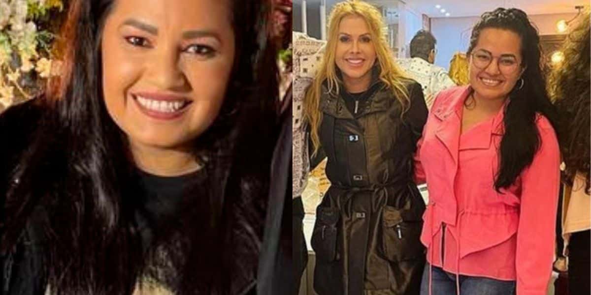Filha de Joelma surge em foto rara, perde 20kg e mostra antes e depois impressionante - Reprodução
