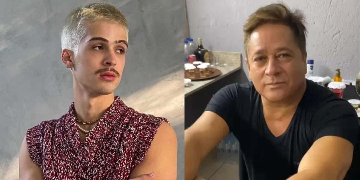 Leonardo já afirmou que filho é maconheiro e vagabundo e rapaz ja falou do pai também: "Não foi presente" - Foto Reprodução