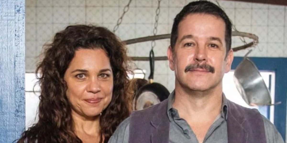 Murilo Benício e Isabel Teixeira como Maria e Tenório (Reprodução)
