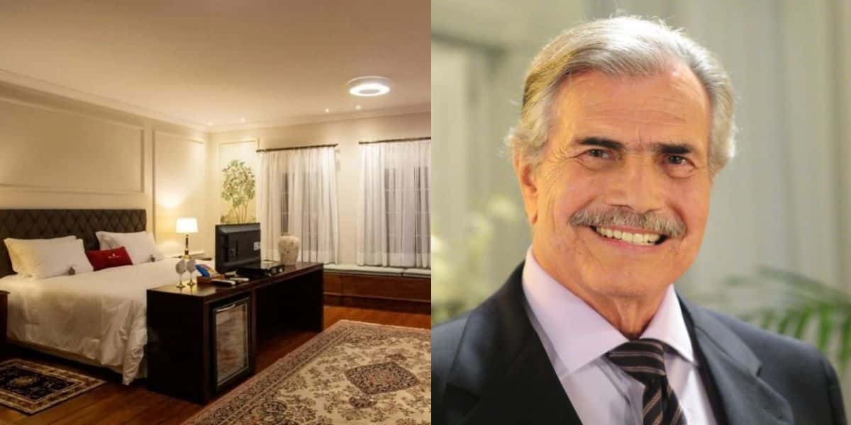 Mansão de Tarcísio Meira impressiona co luxo (Reprodução)