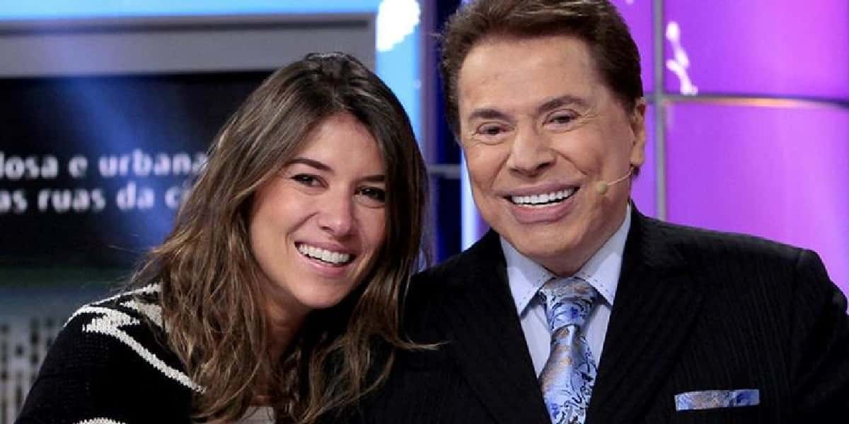 Rebeca Abravanel ao lado de Silvio Santos (Foto: Divulgação)