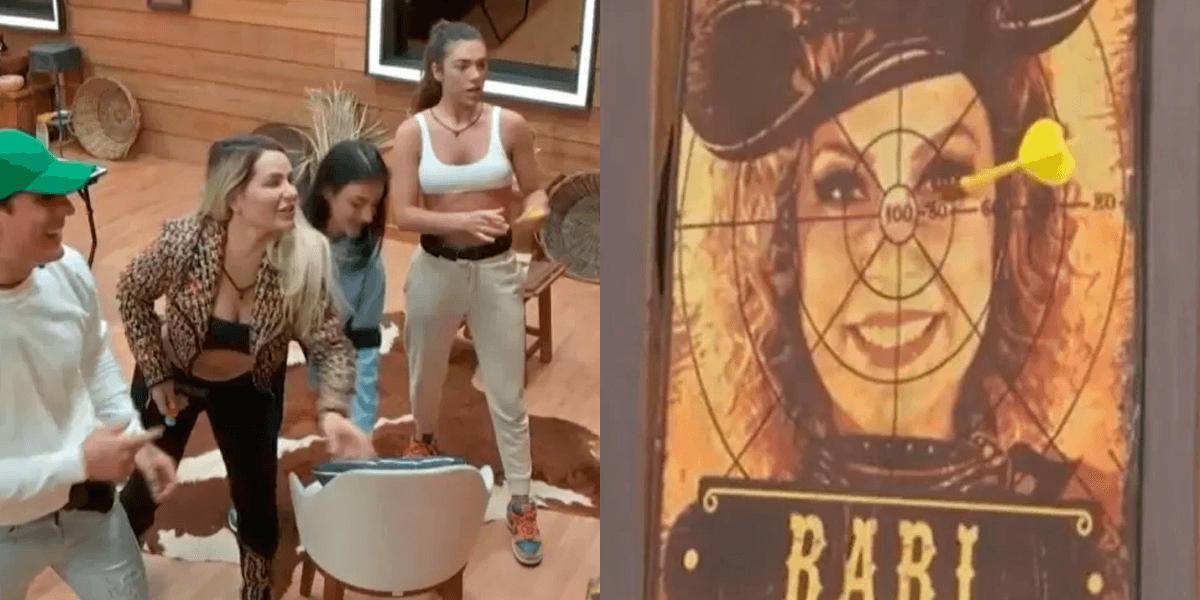 Deolane espeta cara de Barbara em A Fazenda (Foto: Reprodução)