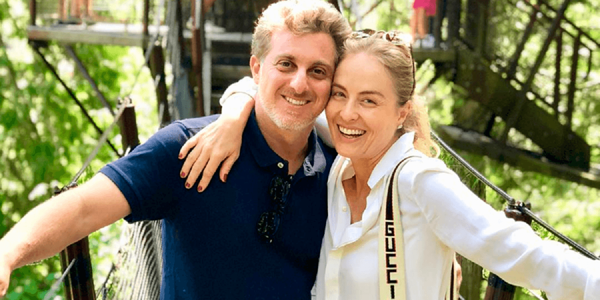 Angélica e seu marido Luciano Huck (Foto: Reprodução)