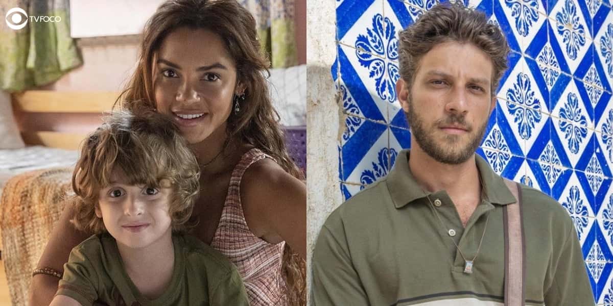 Ari deixa o filho de lado em Travessia (Foto: Reprodução/Globo/Colagem/Thais Teles)