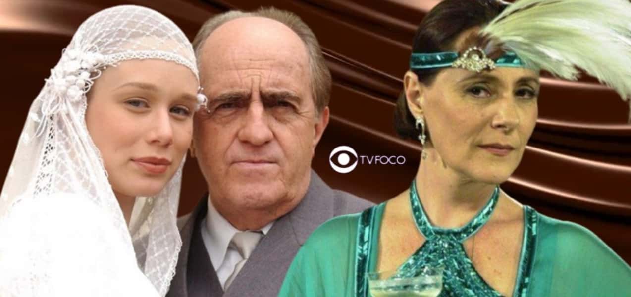 Luto em Chocolate com Pimenta - Morte de Ludovico (Ary Fontoura) provoca guerra insana por herança milionária (Foto: Reprodução / Globo / Montagem TV Foco)