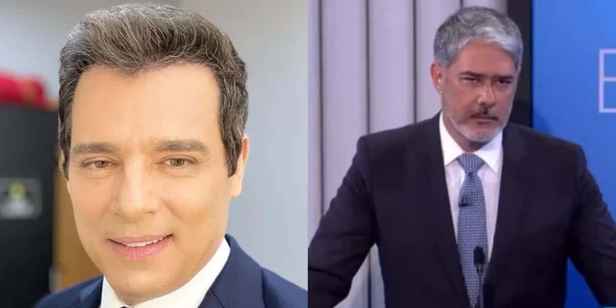 Celso Portiolli e William Bonner - Foto: Reprodução