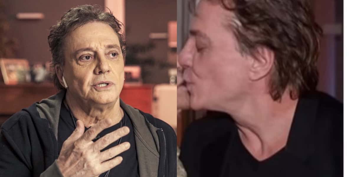 3 - Fábio Jr. divulga vídeo onde dá selinho em apresentadora e confirma: "Te amo pra sempre"