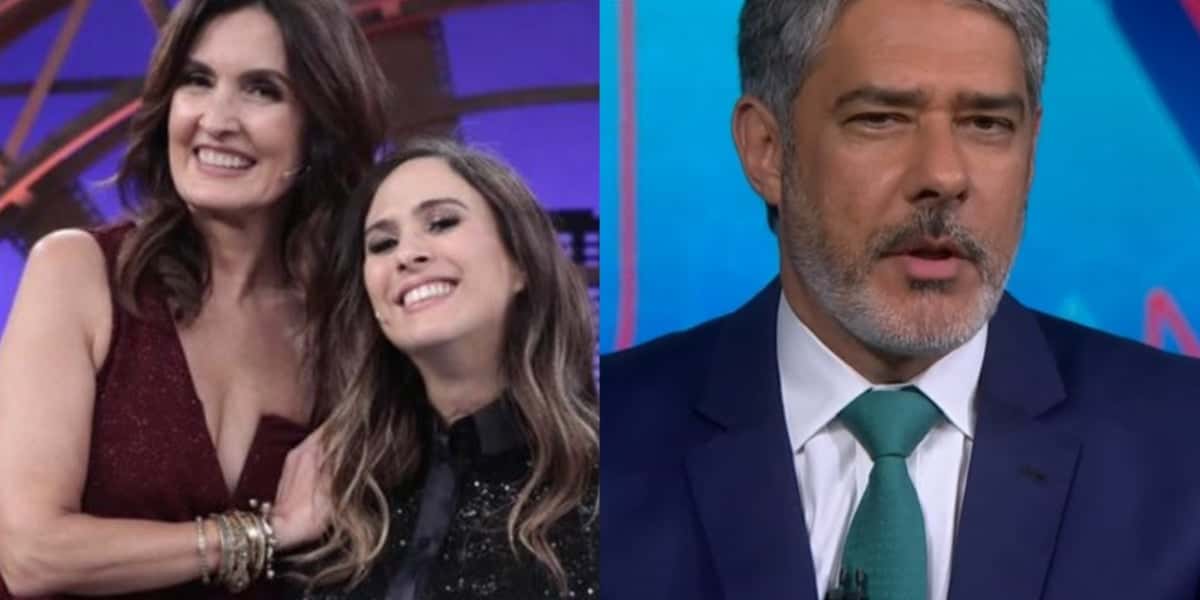 Fátima Bernardes falou para Tatá Werneck sobre sua intimidade com William Bonner (Foto: Reprodução)