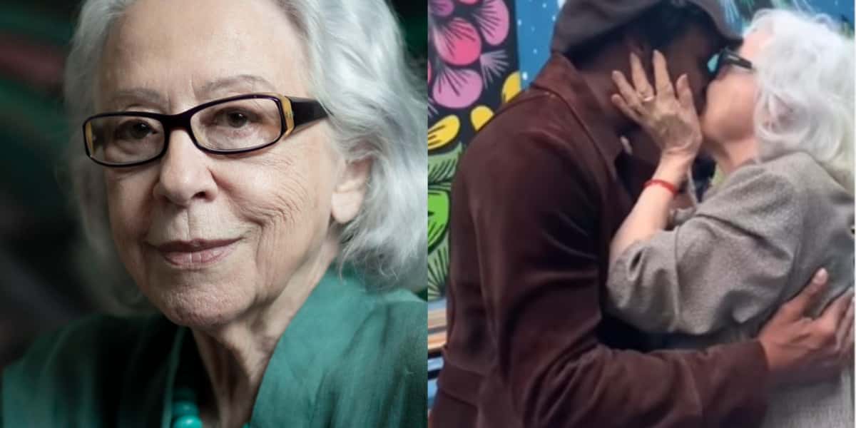 Fernanda Montenegro assume que chorou com o que viu de ator e o beija na boca - Foto: Reprodução