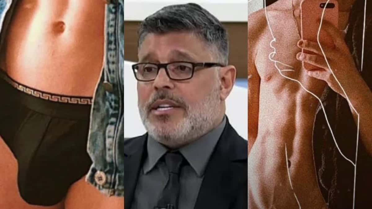 Filho de Frota mostrou o corpo na internet e provou ser o mais sexy (Reprodução/ Montagem)