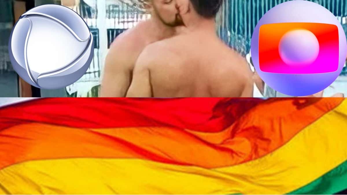 Galã da Globo e Record tem flagra beijando homem na rua e vida exposta (Reprodução Internet/ Montagem)