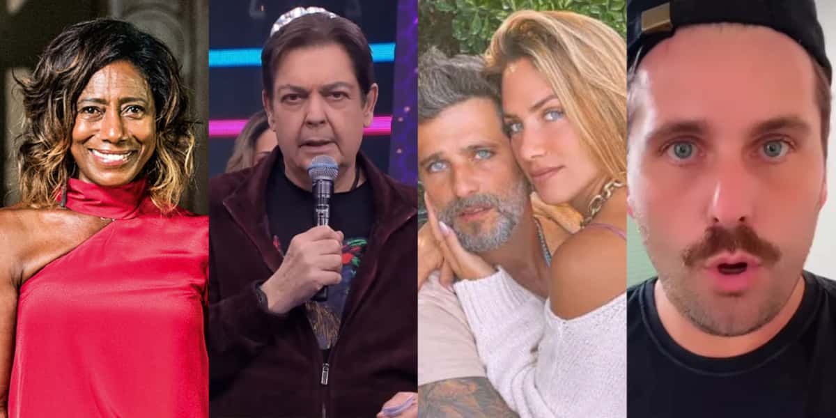 Glória Maria, Faustão, irmão de Bruno Gagliasso foram destaques (Foto: Reprodução)