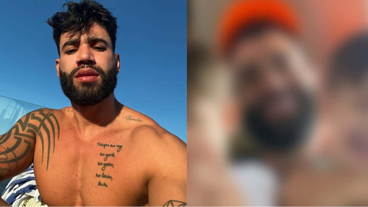 Gusttavo Lima posta foto rara com os filhos nas redes sociais (Reprodução)