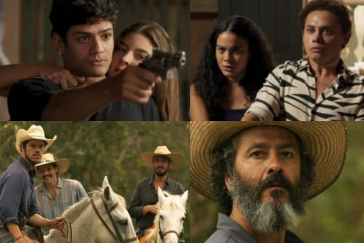 Com Juma quase dando cabo em Renato e suspense de quem leva a sela de prata, Pantanal bate recorde de Ibope (Foto: Reprodução / Globo)