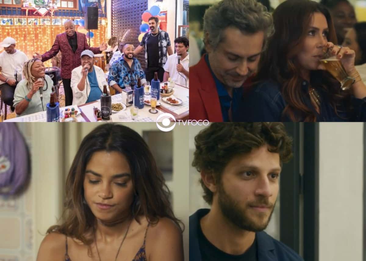 Travessia passa longe do sucesso de Pantanal, mas marca quatro vezes mais audiência que o SBT e a Record TV (Foto: Reprodução / Globo / Montagem TV Foco)