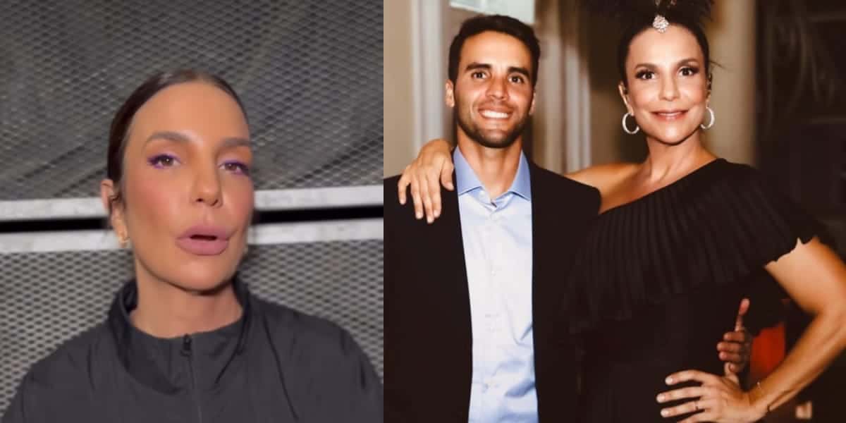 Ivete Sangalo paralisou o show para dar bronca no marido (Reprodução: Montagem TV Foco)