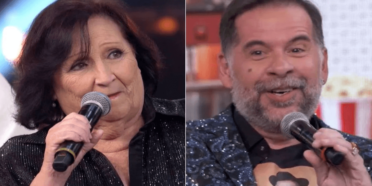 Déa Lúcia e Leandro Hassum (Foto: Reprodução)