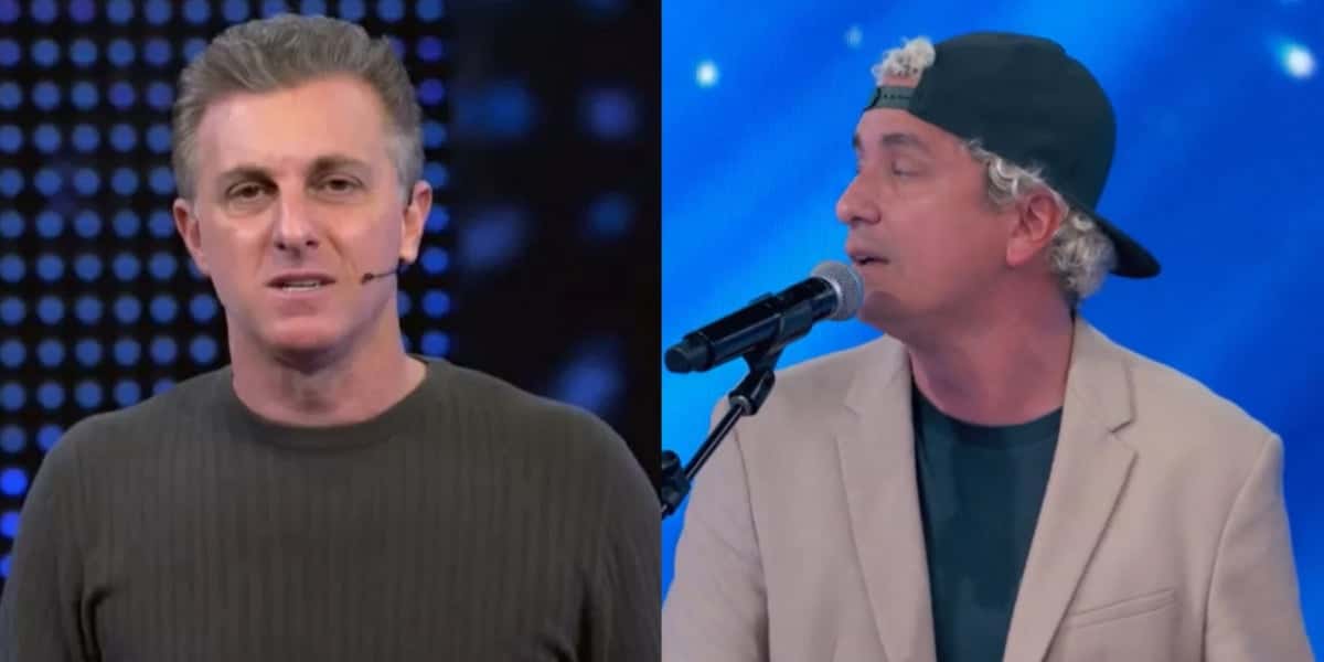 Luciano Huck entrega podre de Rafael Portugal no Domingão - Foto: Reprodução