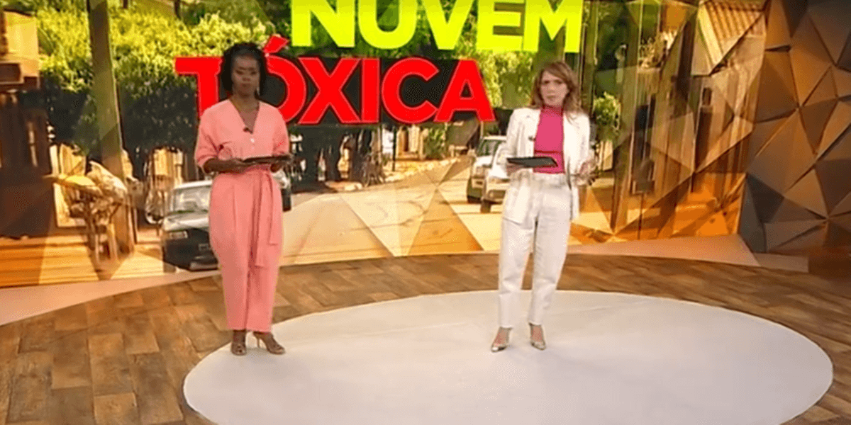 Maju e Poliana comandam o "Fantástico" (Foto: Reprodução)