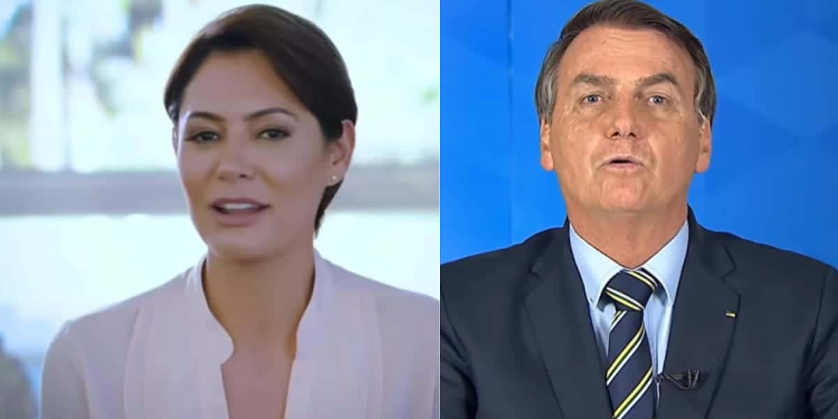 Michelle fala sobre rompimento com Jair Bolsonaro (Reprodução: Montagem TV Foco)