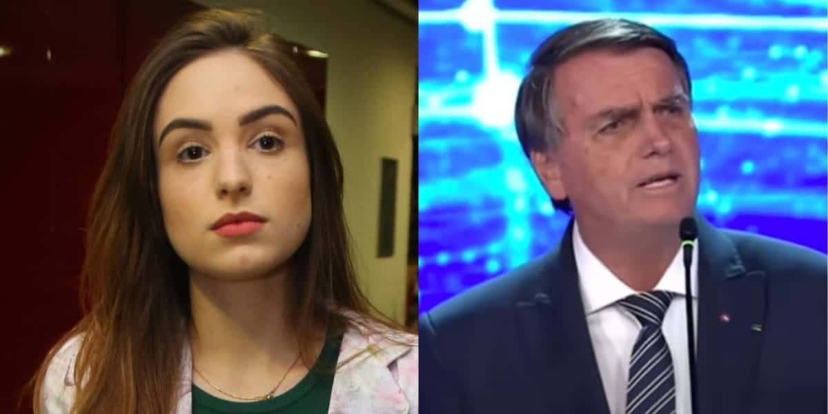 ex-nora de Bolsonaro o acusa de tentar matar a mãe de seu filho (Reprodução: Montagem TV Foco)