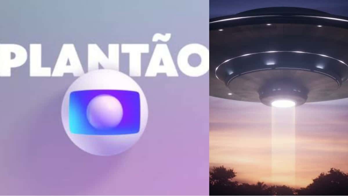 'Plantão da Globo' fake com invasão alienígena viraliza (Reprodução/ Montagem)
