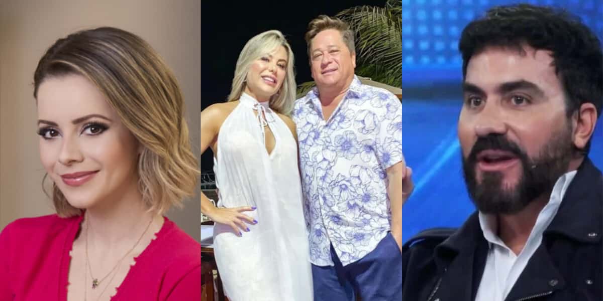 Sandy, Poliana Rocha e o padre Fábio de Melo foram destaques do TV Foco (Foto: Reprodução)