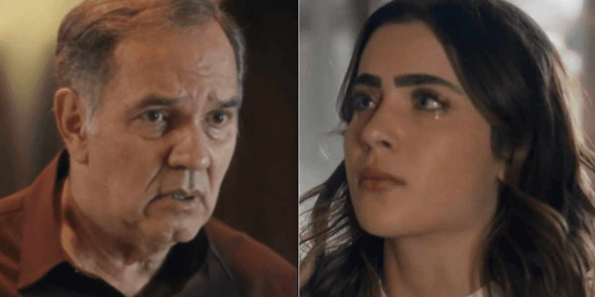 Chiara confronta Guerra em Travessia (Foto: Reprodução)