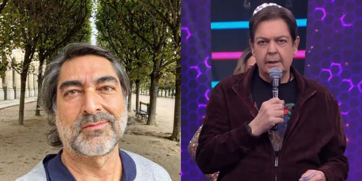Zeca Camargo e Faustão - Foto: Reprodução