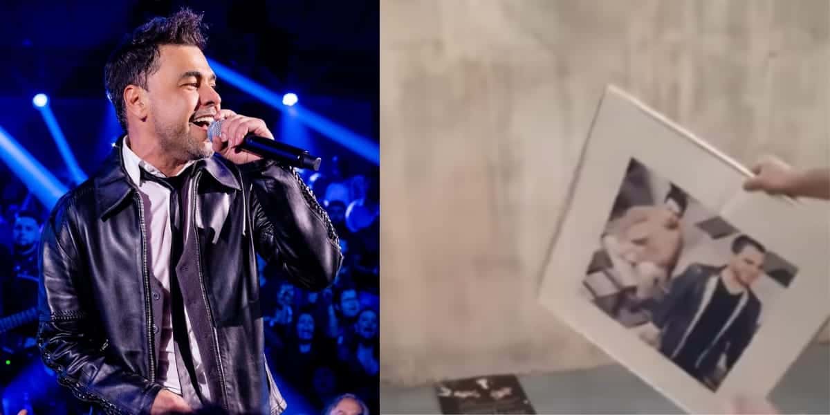 Zezé Di Camargo detona fã que quebrou seus discos (Reprodução: Montagem TV Foco)