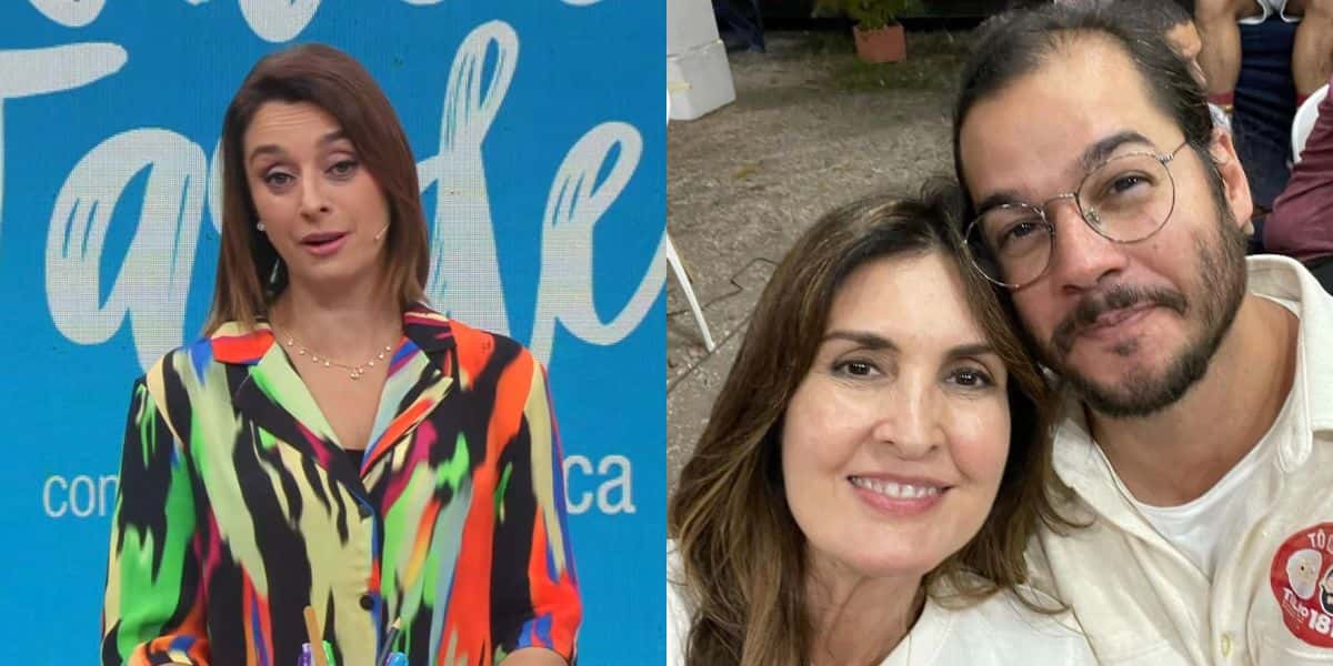 Catia Fonseca fala sobre Fátima Bernardes e Túlio Gâdelha (Montagem: Reprodução Youtube/Instagram)