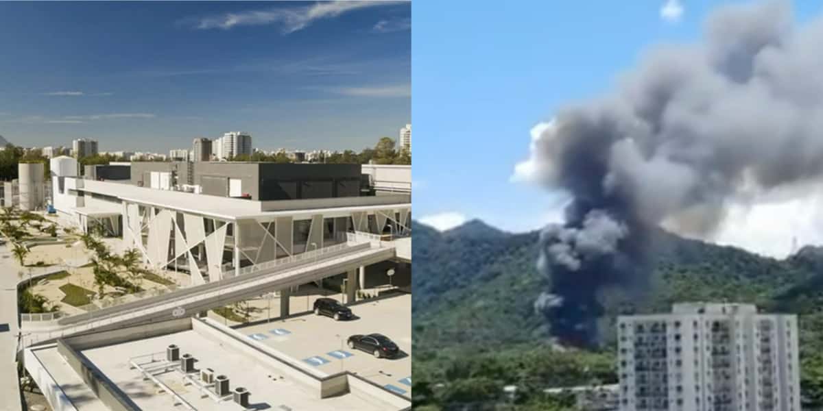 Estúdios Globo pegaram fogo no Rio de Janeiro (Foto: Divulgação/TV Globo)