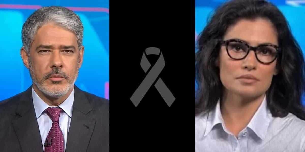 William Bonner e Renata Vasconcellos mal voltam ao JN e já são obrigados a dar triste notícia de morte - Reprodução