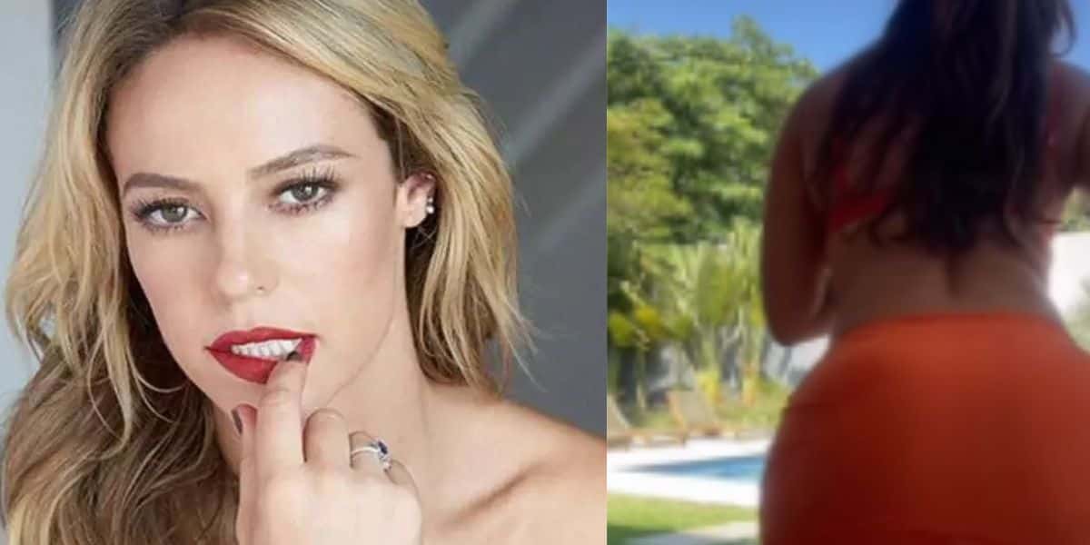 Paolla Oliveira escandaliza, rebola bumbum gigante às câmeras e recebe palmadas de Diogo Nogueira - Reprodução