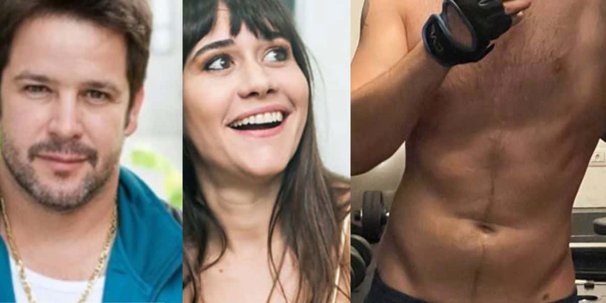 Filho de Murilo Benício e Negrini surge sem camisa, exibe tanquinho e prova que é um dos mais lindos (Foto: Reprodução)