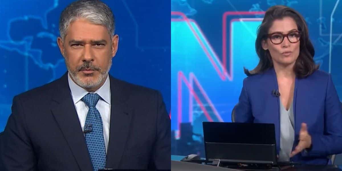 Bonner e Renata, após 'boa noite', dão notícia difícil que estarreceu o mundo e preocupou população - Foto Reprodução