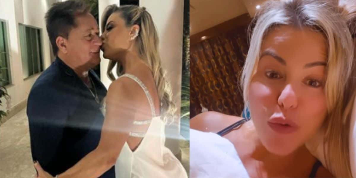 Poliana Rocha e Leonardo vivem momentos de terror em alto mar e vídeo é divulgado: "Morrendo de medo" - Foto Reprodução