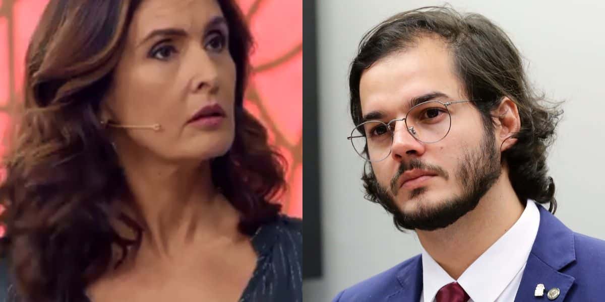 Túlio Gadêlha pega Fátima Bernardes de surpresa e apresentadora confirma: "Mais uma vez" - Reprodução