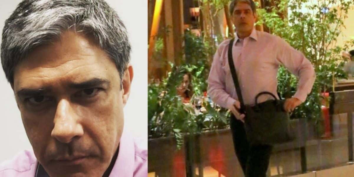 O que William Bonner fez com garçom em restaurante foi uma das atitudes mais marcantes dele fora do jornal - Reprodução