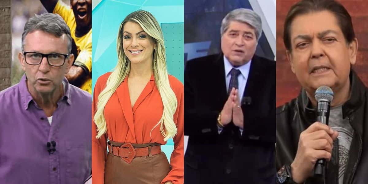 Apresentadores recebem grandes salários em suas emissora (Reprodução)